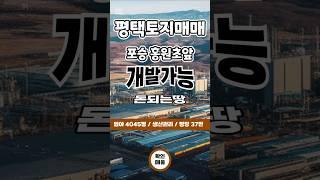 평택토지매매! 포승 평당37만 4045평 대규모 개발부지 매물공개!