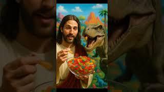 Jesus and dinosaur ai Asmr