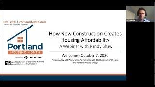 Webinar: How New Construction Creates Housing Affordability with Author Randy Shaw