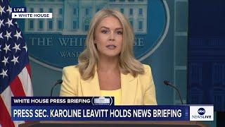 LIVE: White House press briefing