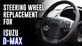 Isuzu D-Max Steering Wheel Removal and PVS Elite Carbon Steering Wheel Install Video