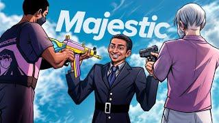 НАРВАЛСЯ НА ОГРОМНУЮ СЕМЬЮ в ГТА 5 РП / MAJESTIC RP