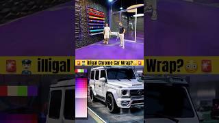 Is This Legal? Chrome Car Wrap On Luxury Cars in Dubai... #carwrap