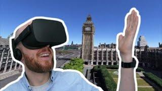 LONDON TOUR GUIDE IN VIRTUAL REALITY!! Google Earth VR Oculus Rift & Oculus Touch - Virtual Reality