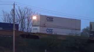 CSX Q156 Train Eastbound