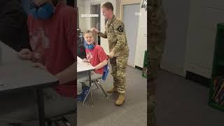 Soldier surprises little brother at school after 3 years away | GMA