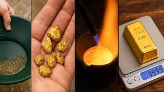 INSANE GOLD REFINING PROCESS!