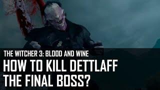 Witcher 3: Blood and Wine - How to kill Dettlaff final boss?