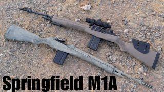 Shooting My Springfield M1A's For The 1st Time!