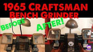 1965 Craftsman Bench Grinder Restoration!