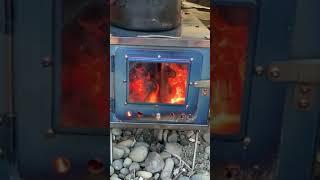 Ultralight camping stove || Survival tent #shorts #camping #winter