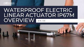 Waterproof Electric Linear Actuator | PA-06 Product Overview | Progressive Automations