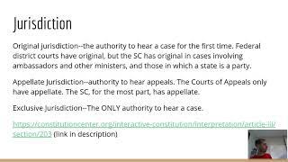 Unit 3 Judicial Branch--Slides 1-16