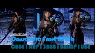 SKYRIM OUTFIT I Cassandra Frost Witch CBBE 3BBB BHUNP