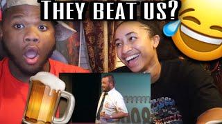 AMERICANS Reacts to Al Murray - Name a country... We have defeated them.(HE DRUNK?)