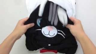 Kigu Kawaii - Black Cat Adult Kigurumi Onesies Pajamas - Unboxing