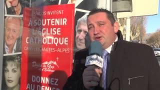 D!CI TV - Relance de la campagne d'affichage du denier de l'Église à Gap