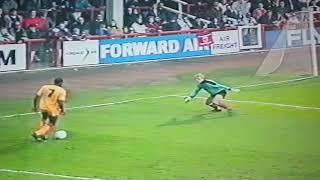 John Williams scoring for Swansea City v Brentford at Griffin Park early 1990's.