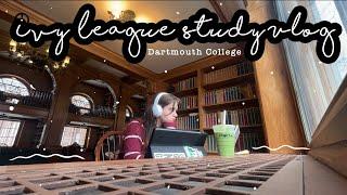 Favorite Study Spots at Dartmouth College | Ivy League | study vlog | finals week |