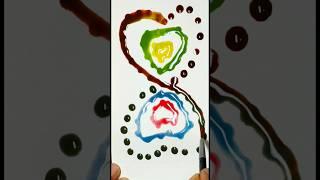 Most Satisfying Water Colours With Realaxin  #satisfying #relaxing #art #artmixingcolour