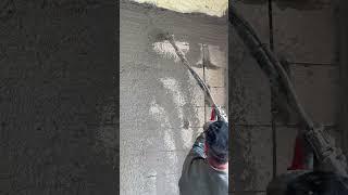 Штукатурка стен без маяков #механизированнаяштукатурка #машиннаяштукатурка #штукатуркастен