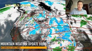 PM Mountain Weather Update 10/30, Meteorologist Chris Tomer