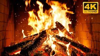  Fireplace Whispering Logs with Calm Crackling Fire and Cozy Room Ambience for Sleeping Better
