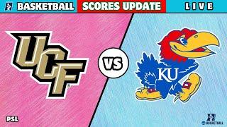 UCF Knights vs Kansas | NCAA College Basketball 2025 | Kansas Basketball Live Score Update today