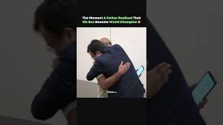 Gukesh's Dad Reaction After His Son Became World Chess Champion! #chess #Shorts