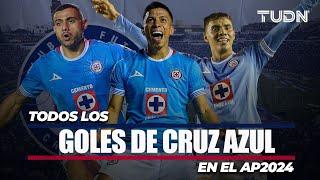 ¡POR ESTO ES EL LÍDER!  TODOS los goles de CRUZ AZUL en el Apertura 2024 de la Liga MX | TUDN