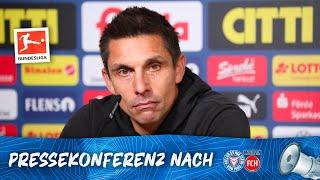 Die Pressekonferenz nach dem Heimspiel gegen den 1. FC Heidenheim ️ | #KSVFCH