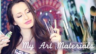 My Art Materials  favorites & essentials