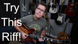 Playing "Outside" the blues riff lesson 1 (without using scales) by Shawn Tubbs