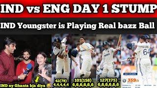 OMG IND 359/3 Destroy Eng󠁧󠁢󠁥󠁮󠁧󠁿 in Eng| Jaiswal 101(158) Gill 127(175) | Pakistani Reactions
