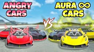 Angry Cars VS Aura Infinity Cars️| Extreme Car Driving Simulator|