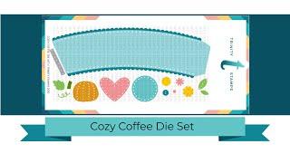 Trinity Stamps Product Close-Up: Coffee Cozy hand-stitching die set