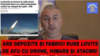 AFU lovește în lanțurile de producție depozitare și aprovizionare rusești cu drone, HIMARS și ATACMS