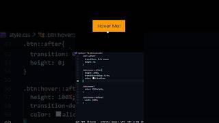 Stylish CSS Button Hover Animation | HTML & CSS Tutorial #shorts