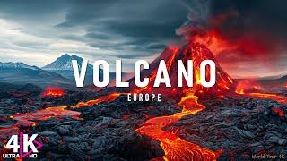 Volcano 4K - Scenic Relaxation Film With Relaxing Music - 4K Video UHD