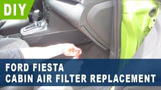 Ford Fiesta Cabin Air Filter Replacement ( 2011 2012 2013 2014 2015 2016 2017 2018 2019 )