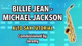 How to play Billie Jean on Alto Sax | Saxplained Plus