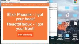 React&Redux Registration and Chat system with Elixir Phoenix - Part 1