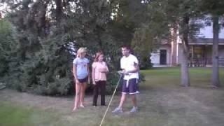 Robert Marking - Slalom Skiing 101: Robert with skiing sensations Jenna and Jordan