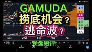 GAMUDA 捞底机会？逃命波？观盘短评! [ENG SUB]