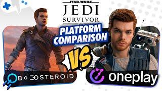 BOOSTEROID vs OnePlay ENHANCED | JEDI SURVIVOR Comparison at 1080p