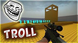 AWP SUNUCUSUNA GİRİP WALL HACK İLE TROLLEDİM ! KAVGA