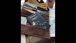 Women's Leather Trifold Travel Wallet | Atitlan Leather