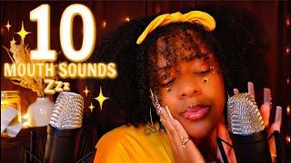 ASMR 10 Mouth Sounds That Will MELT Your Brain & Make You TINGLE (AT 1000% SENSITIVITY )