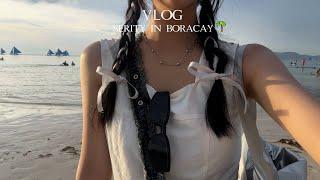 SUB•VLOG Traveling alone in Boracay, white sand, Traveling abroad alone