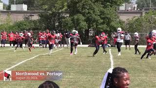 Northwood football vs. Portage 8-29-24